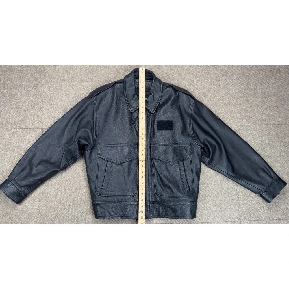 Gibson & Barnes Expressjet‎ Vtg Men's Skyliner Flight Jacket With Liner Size 42R